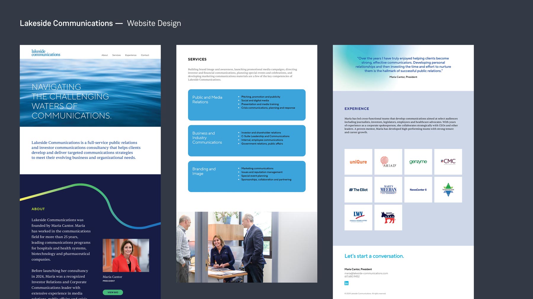 Lakeside Communications Website